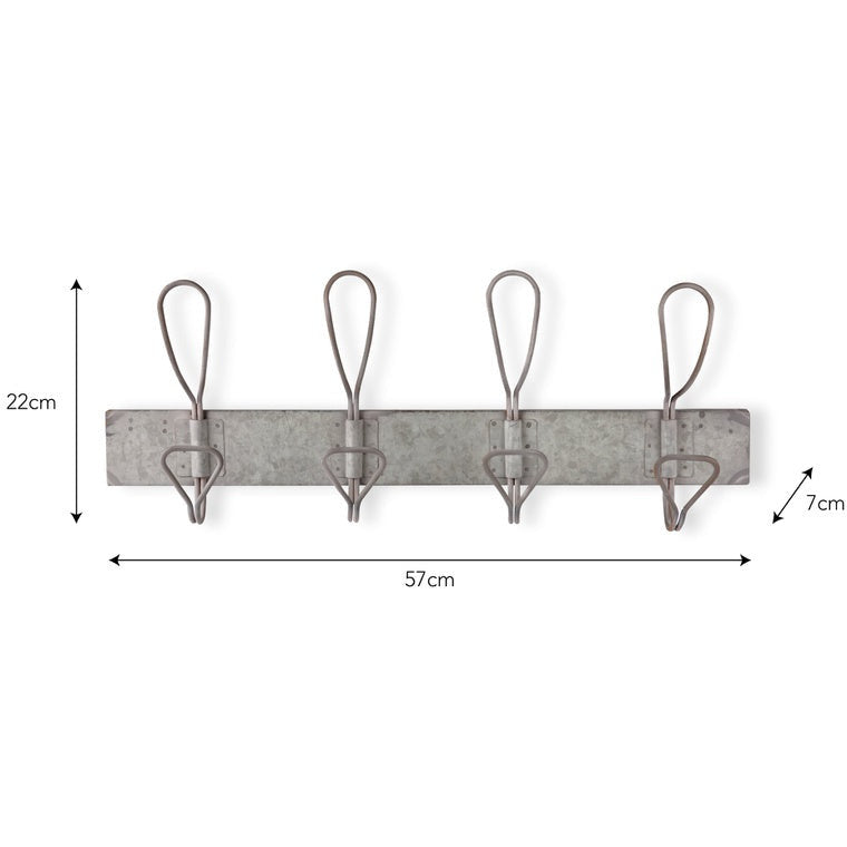 Galvanised Hook Rail